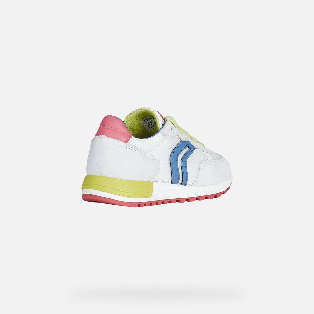 Geox Sneakers White Alben - Geox Girls Shoes - ITPSUY720